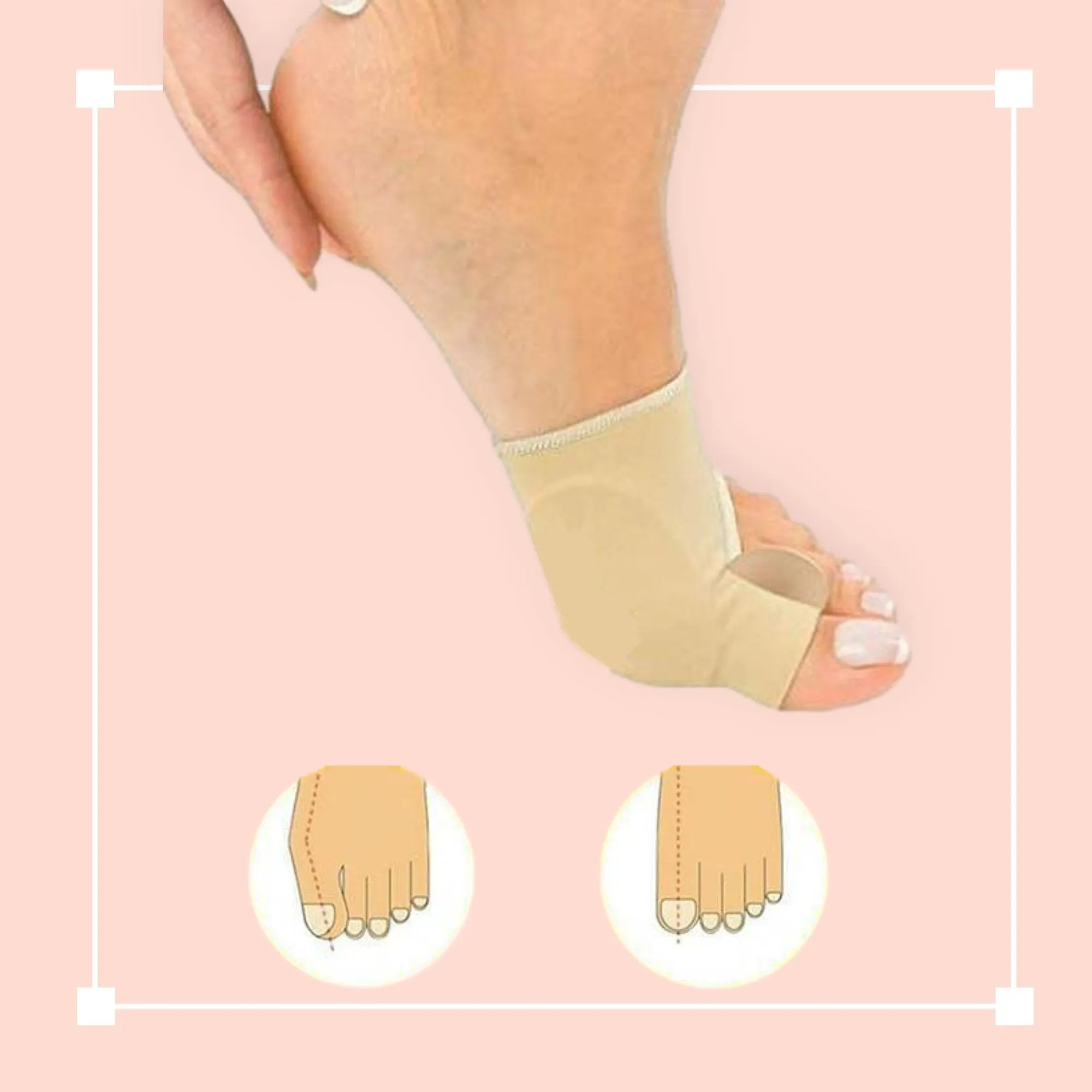 [50% OFF] Dr. NaturalFeet Orthopedic Toe Bunion Corrector 2.0 - 1 Pair (Left   Right)