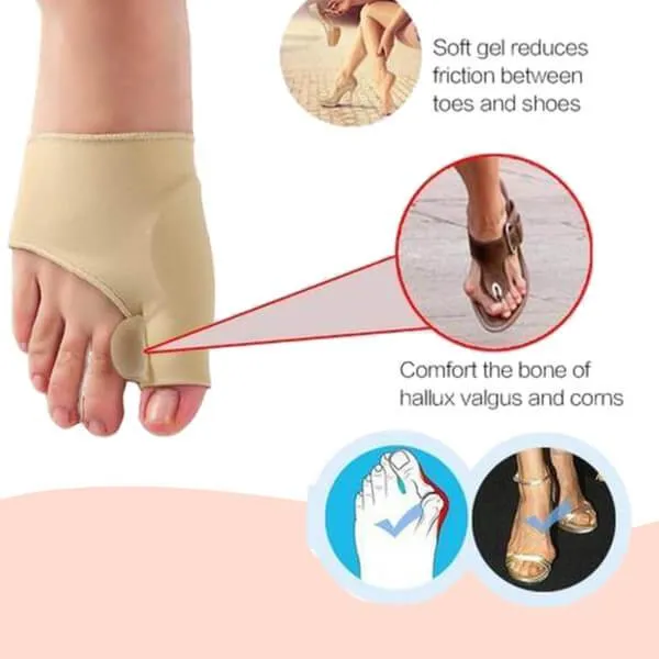 [50% OFF] Dr. NaturalFeet Orthopedic Toe Bunion Corrector 2.0 - 1 Pair (Left   Right)