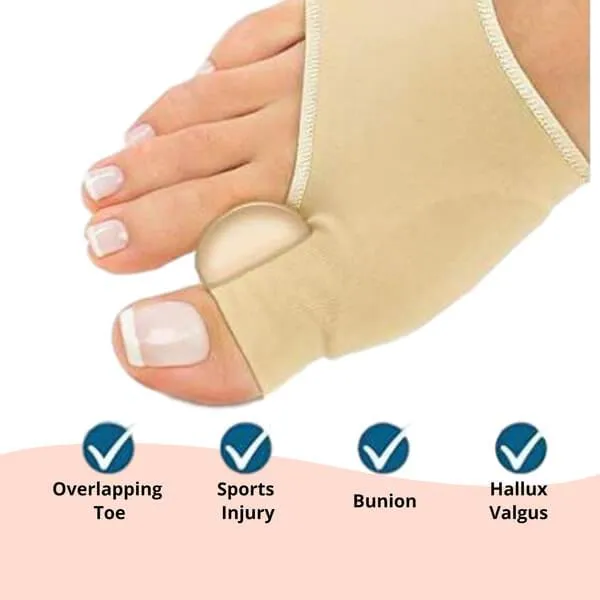 [50% OFF] Dr. NaturalFeet Orthopedic Toe Bunion Corrector 2.0 - 1 Pair (Left   Right)