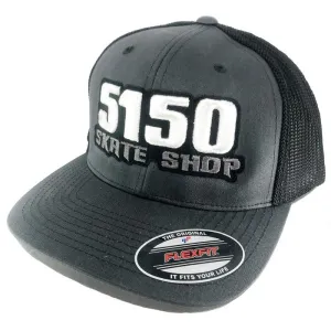 5150 Skate Shop #9 Mesh Back White/Black/Grey Hat