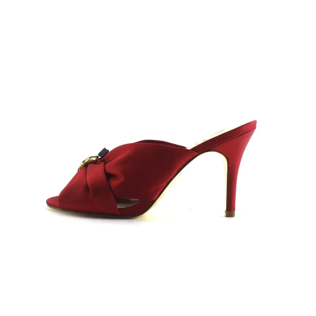 ADRIANNA PAPELL FLO RED SATIN