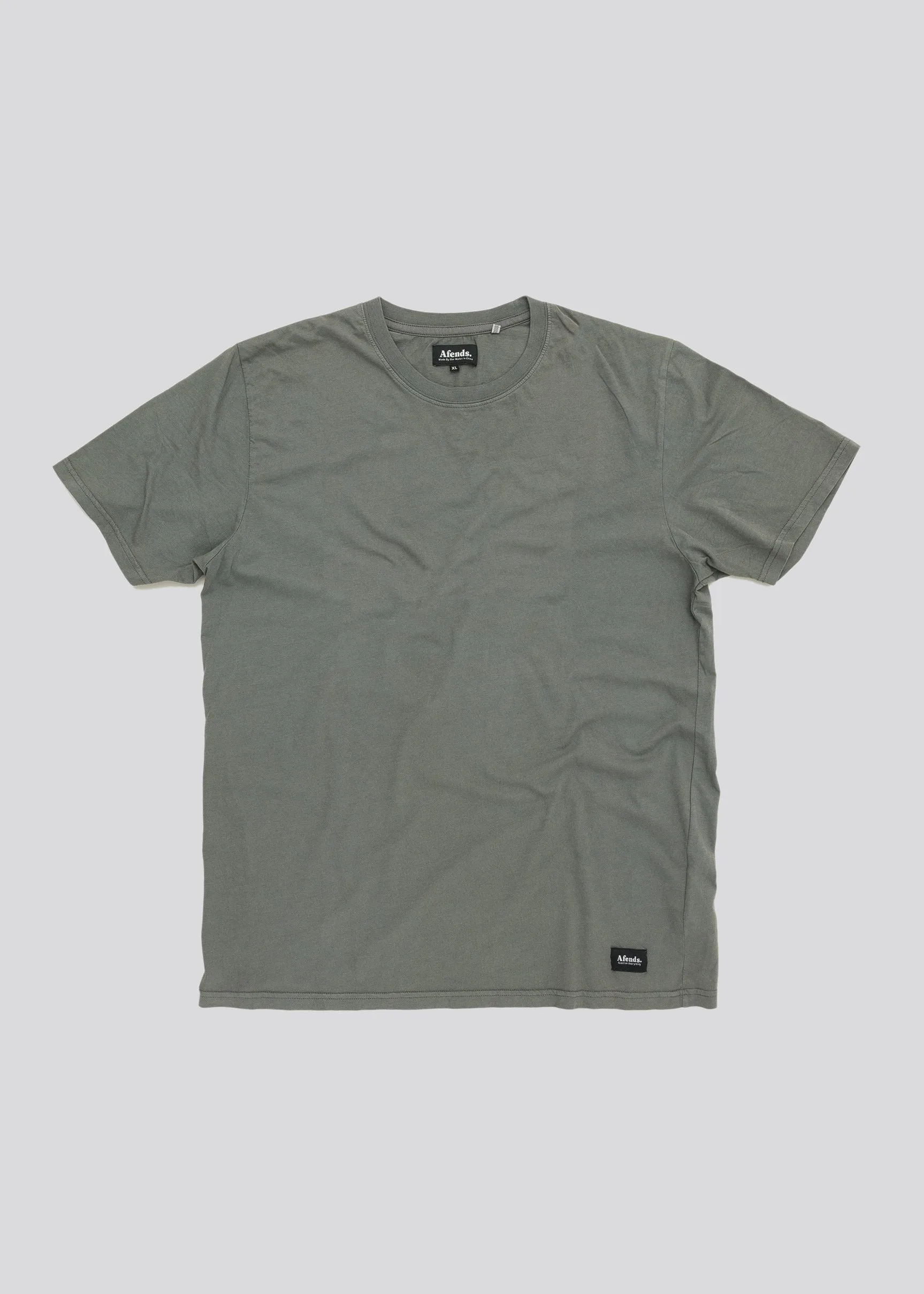 Afends Mens Plain Standard Tee - Standard Fit Tee