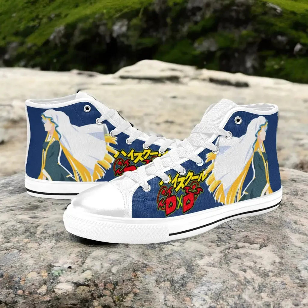 Asia Argento High School DxD Shoes High Top Sneakers for Kids and Adults
