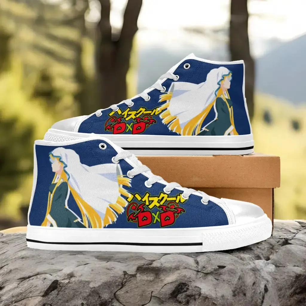 Asia Argento High School DxD Shoes High Top Sneakers for Kids and Adults