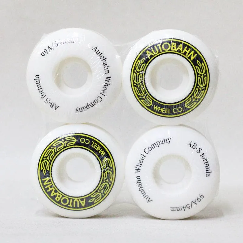 Autobahn AB-S Skateboard Wheels White