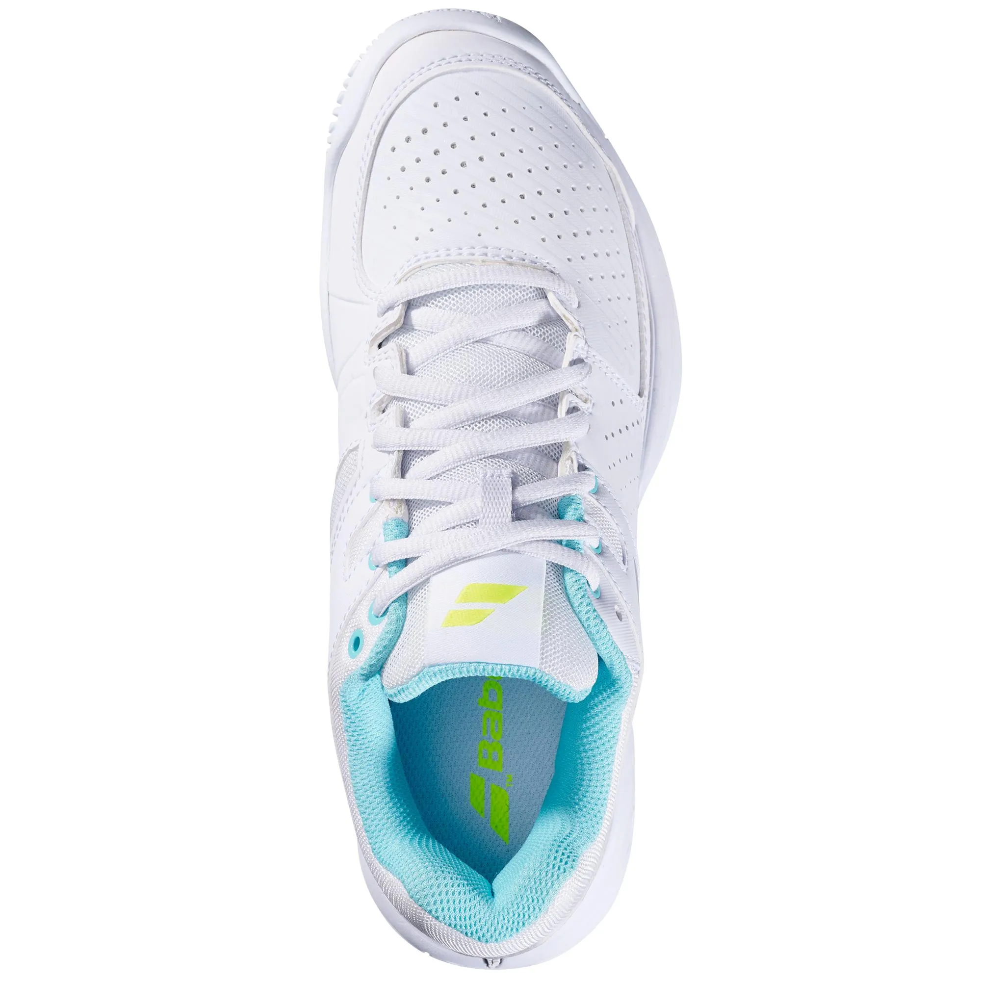 Babolat Pulsion All Court (White/Pop) Tennis Shoes