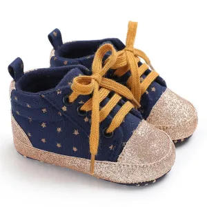Baby Unisex Star Lace-up Sneakers Wholesale