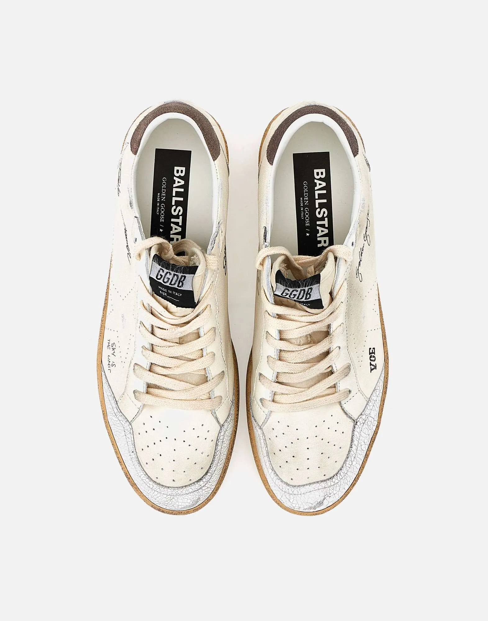 Ball Star Skate Men's Leather Sneakers