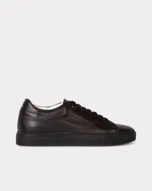 Basso Eco Leather Black Low Top Sneakers