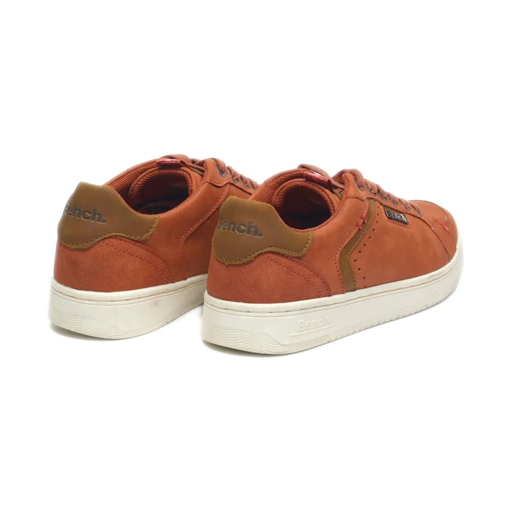 Bench. Low-Top Sneakers Leather Burgundy Colour For Women