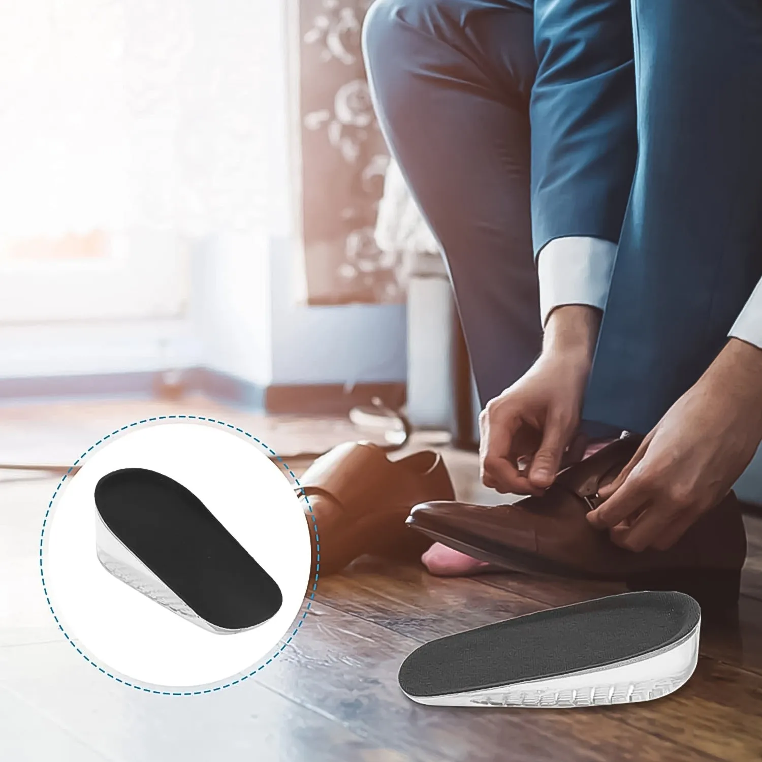 Big Silicone Heel Pads for Shoes Insoles (1 Pair)
