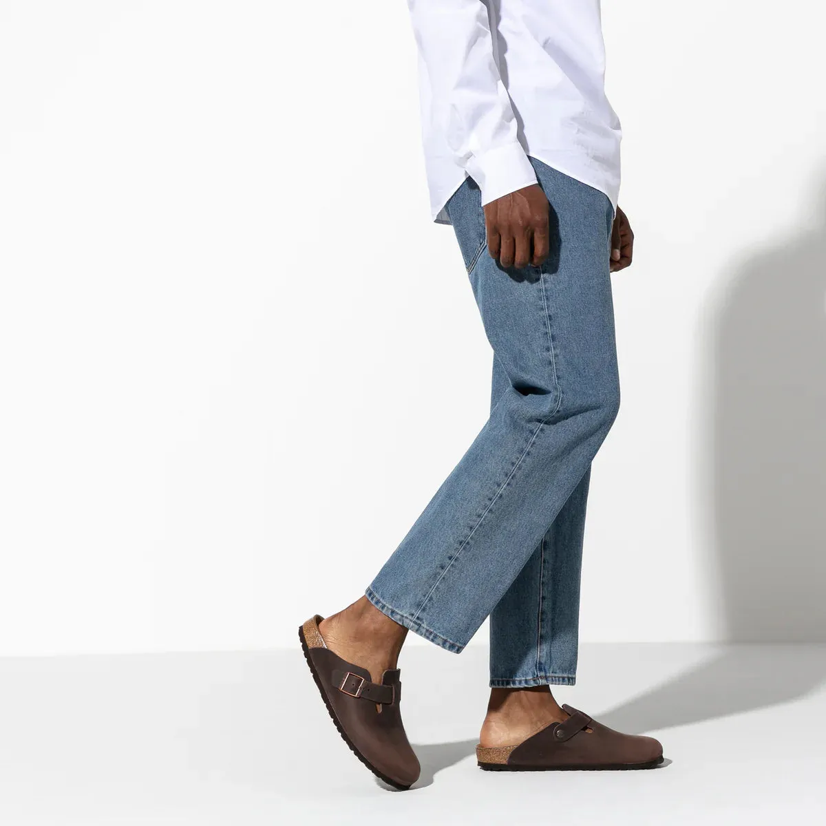Birkenstock Boston BS - Habana Oiled Leather Regular