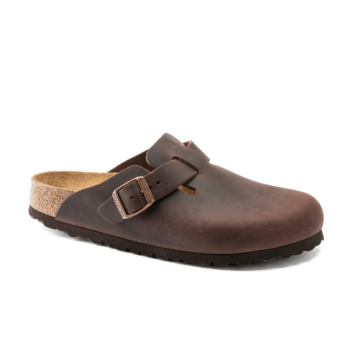 Birkenstock Boston BS - Habana Oiled Leather Regular