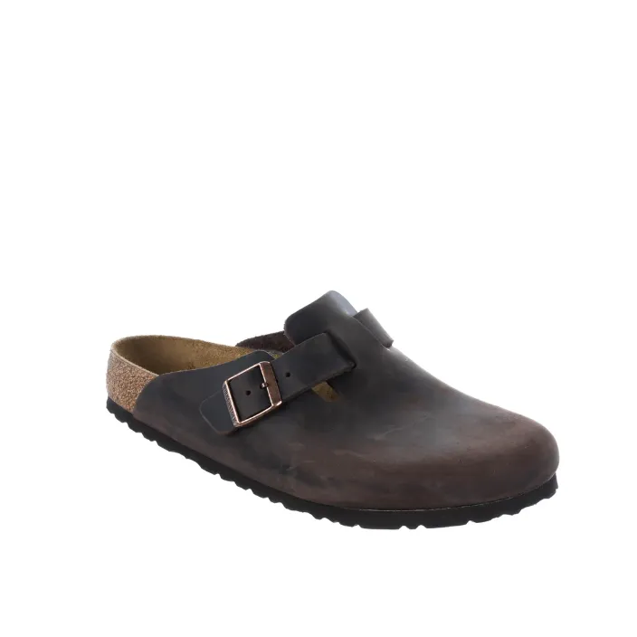 Birkenstock Boston BS - Habana Oiled Leather Regular