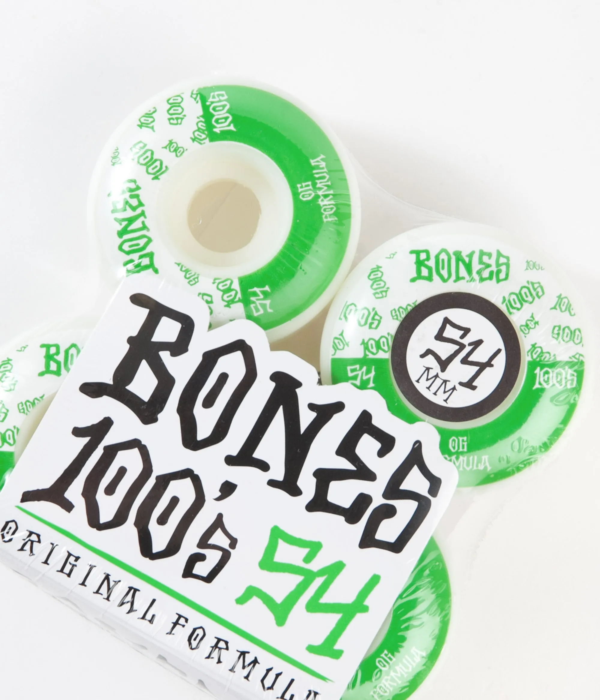Bones 100's #13 V4 Wheels - White - 54mm