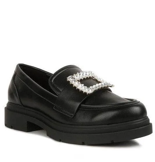 Bossi Loafers With Buckle Embellishment