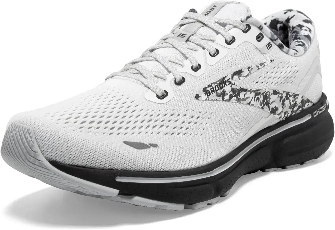 Brooks Women's Ghost 15 Neutral Running  Running Shoes Women Men Long-Distance Road Sport Training Casual Sneakers