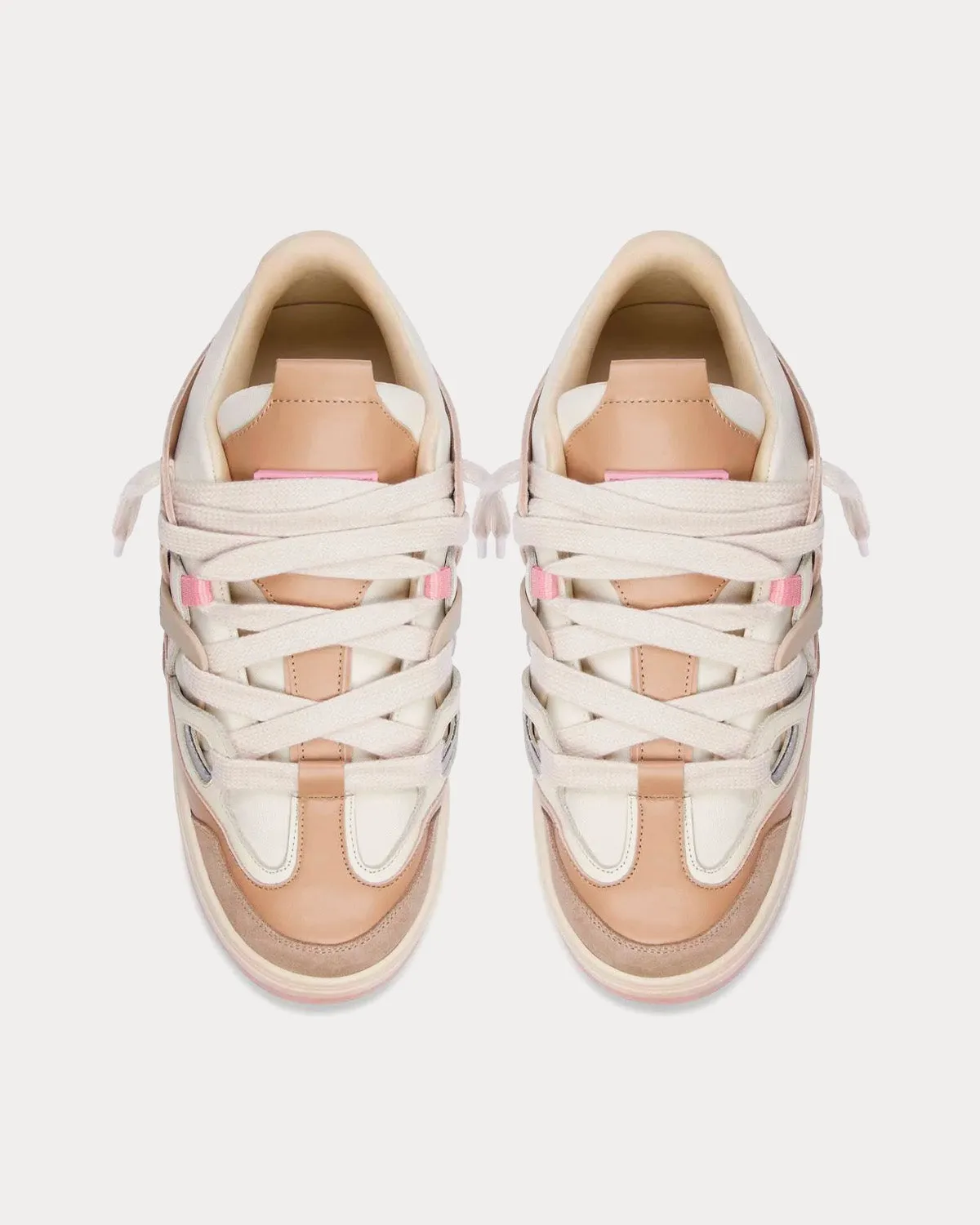 Bully Sesame / Pink Low Top Sneakers