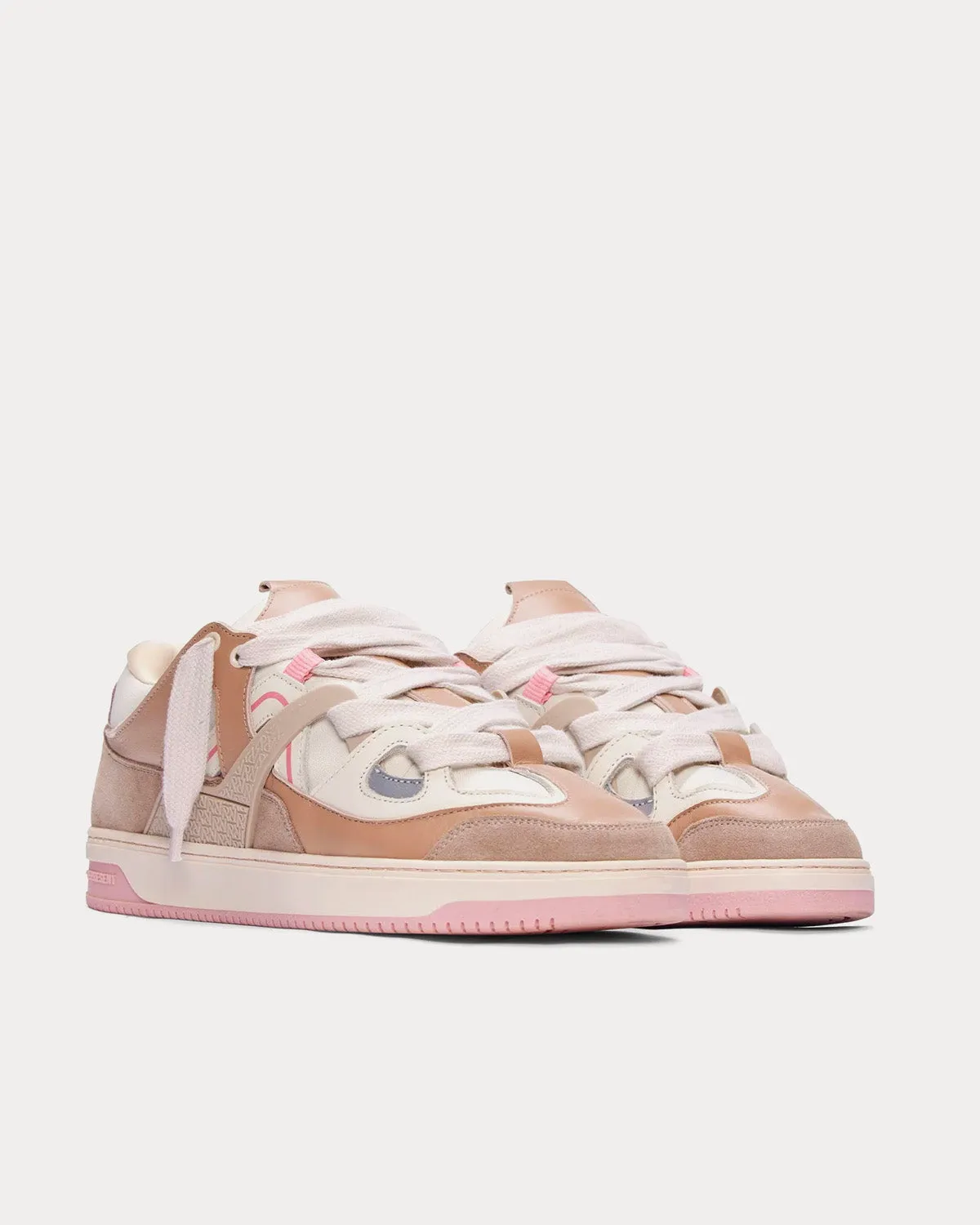 Bully Sesame / Pink Low Top Sneakers