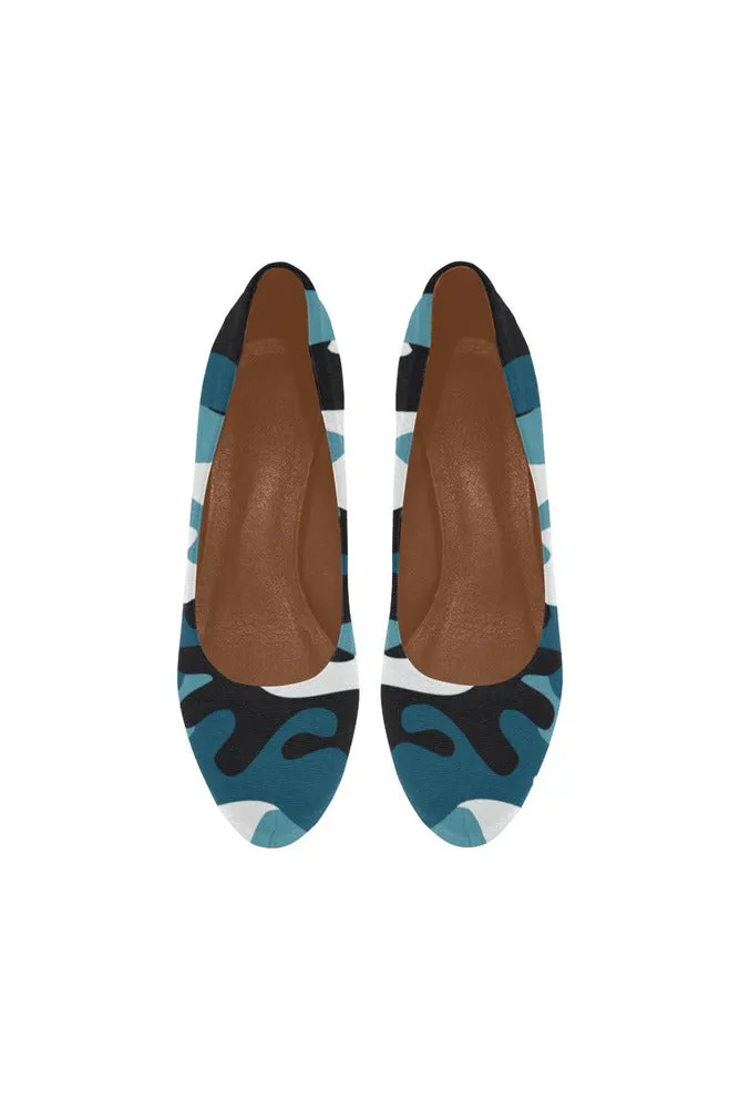 camo contrast heel Women's High Heels (Model 044)