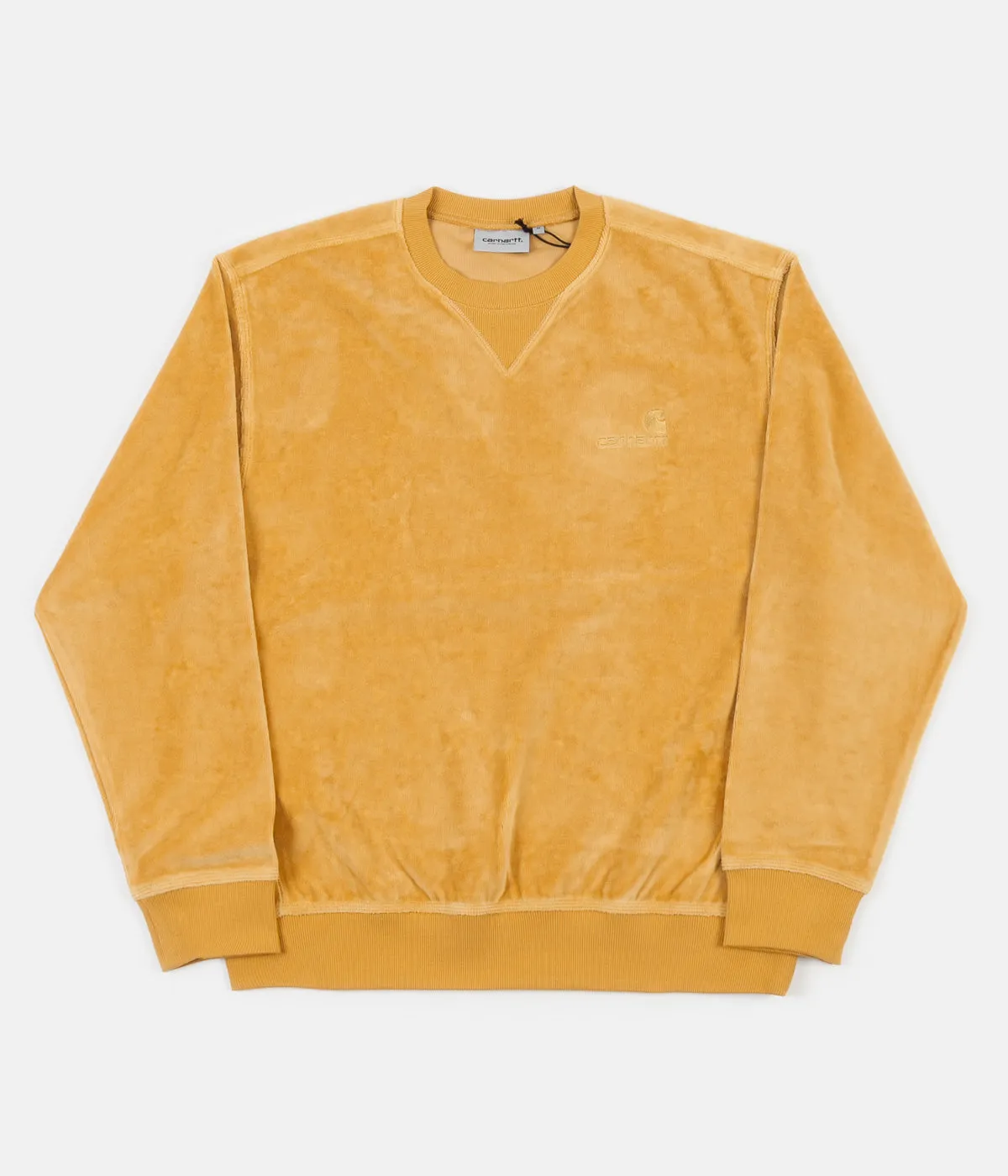 Carhartt United Script Crewneck Sweatshirt - Winter Sun