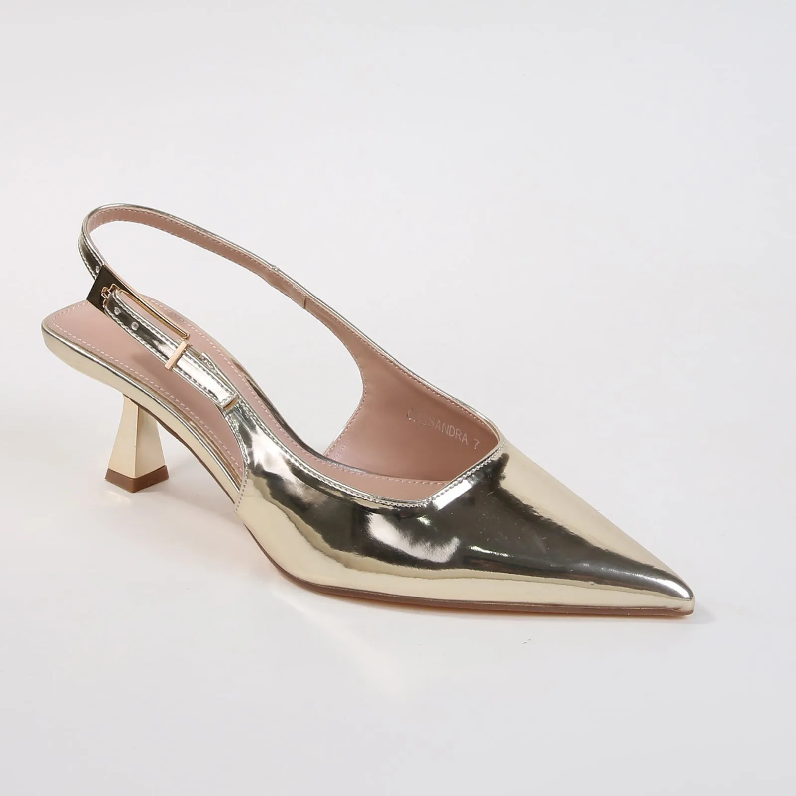 Cassandra Patent Slingback Heels