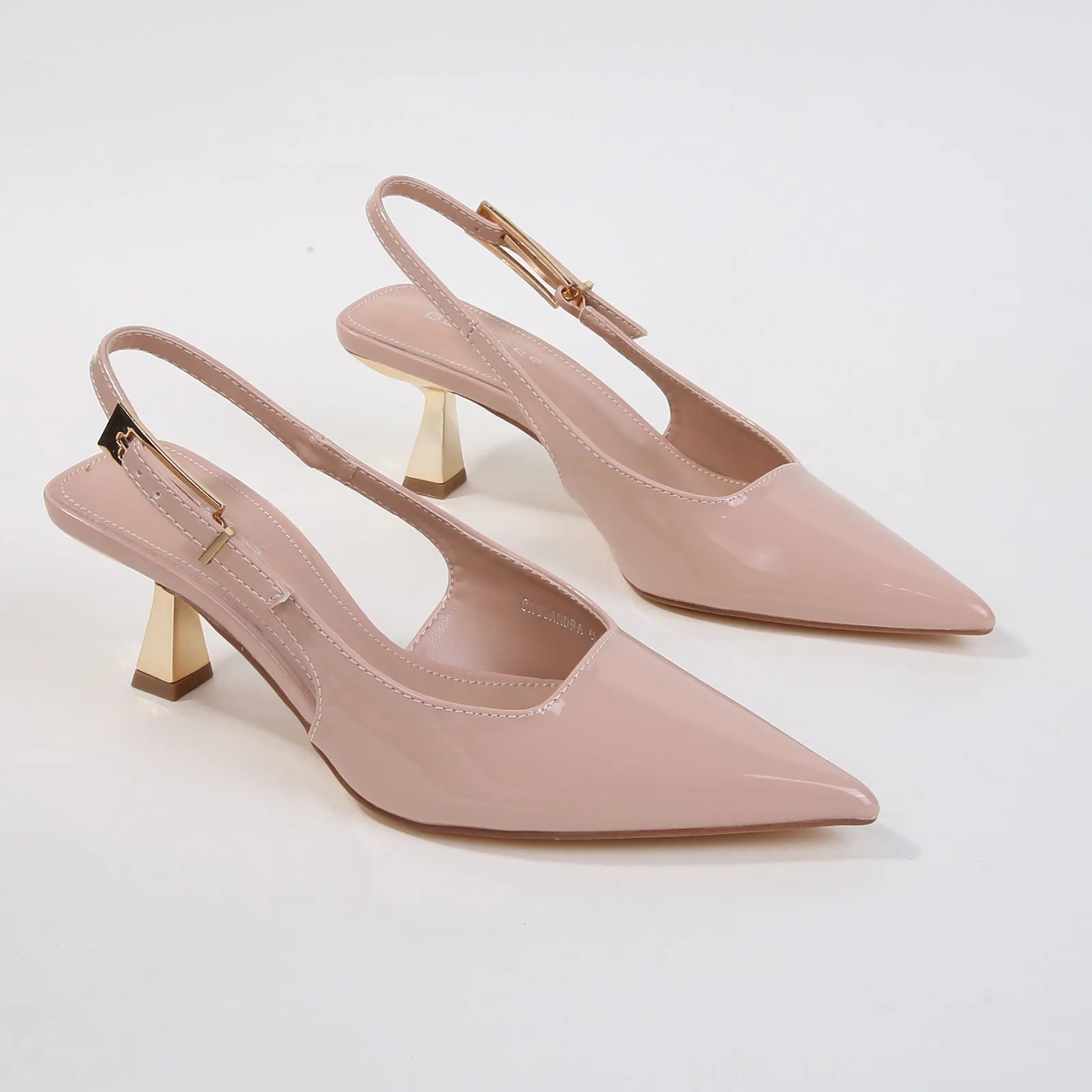 Cassandra Patent Slingback Heels