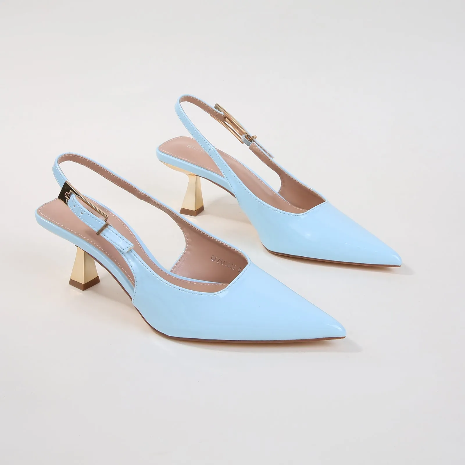 Cassandra Patent Slingback Heels