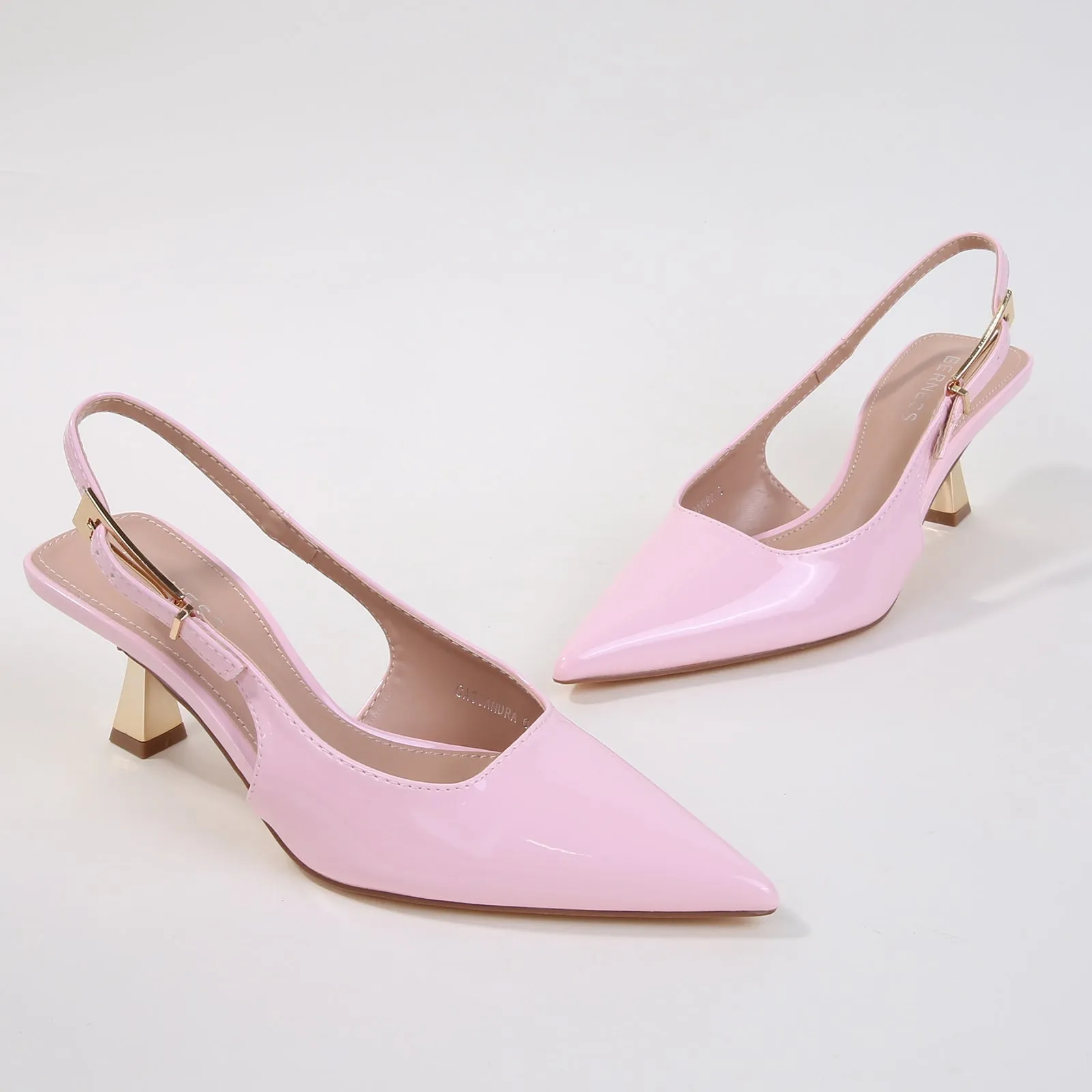 Cassandra Patent Slingback Heels