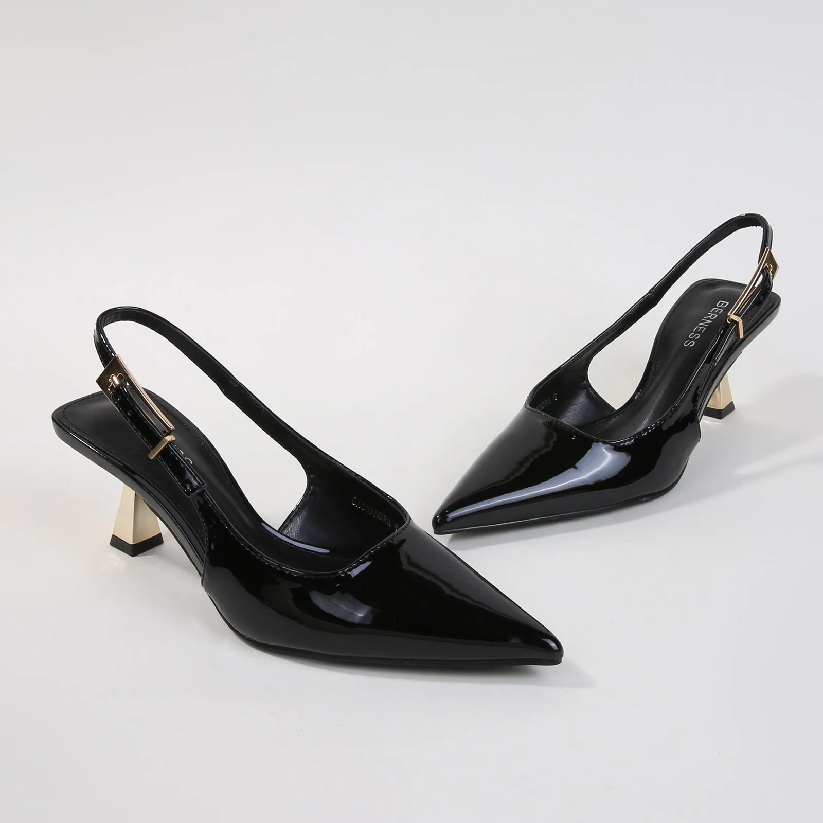 Cassandra Patent Slingback Heels