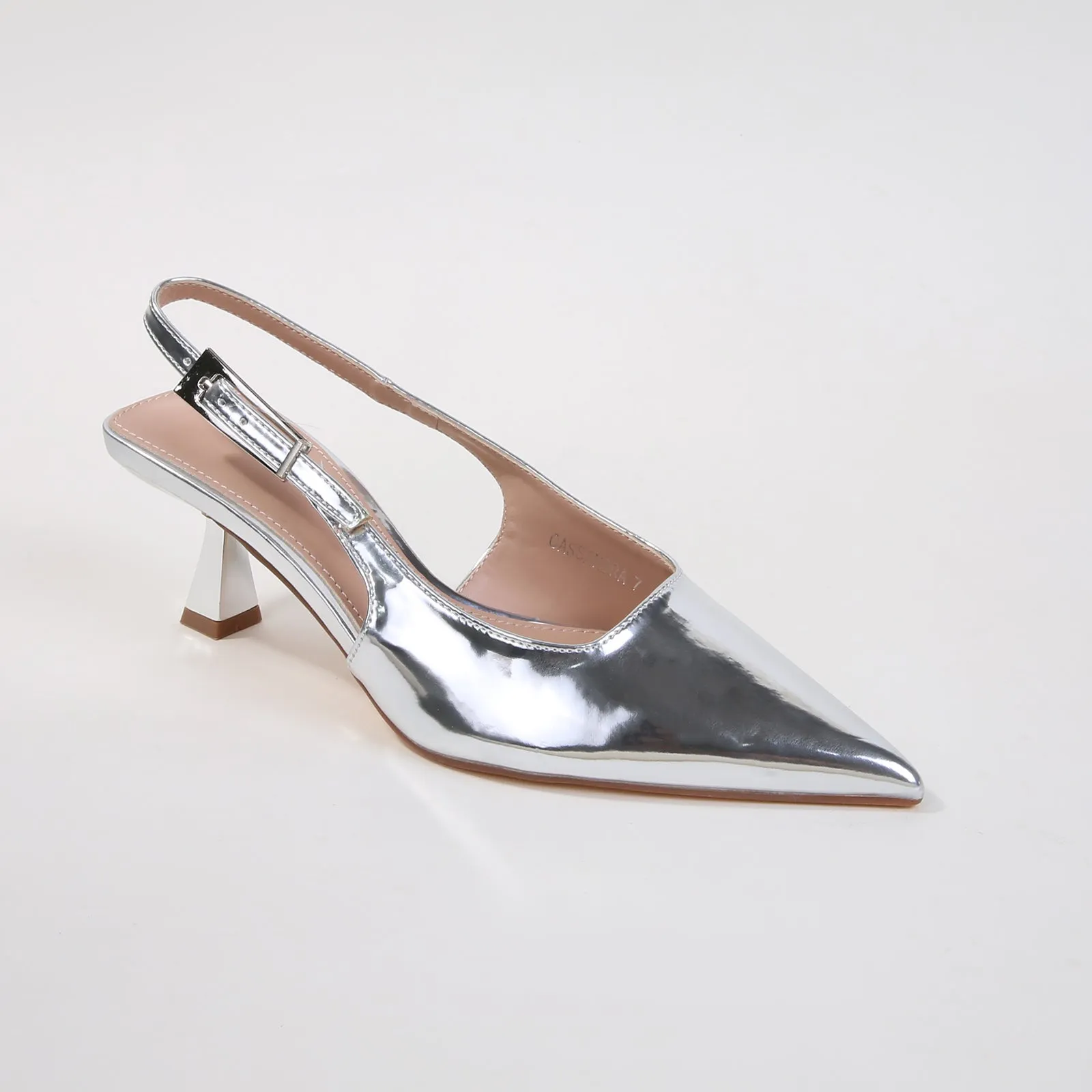 Cassandra Patent Slingback Heels