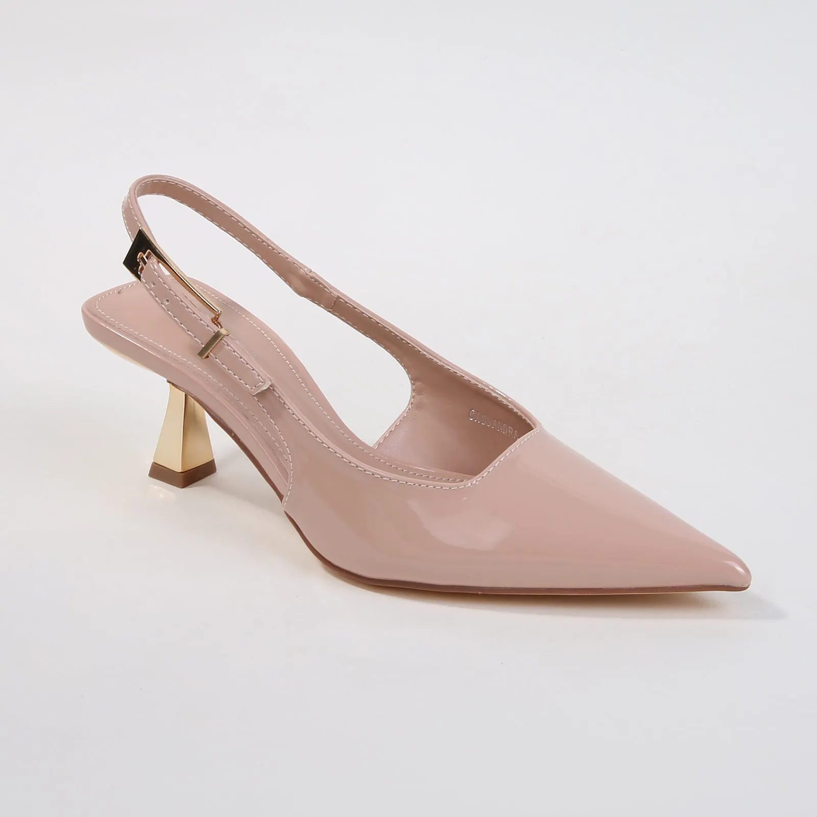Cassandra Patent Slingback Heels