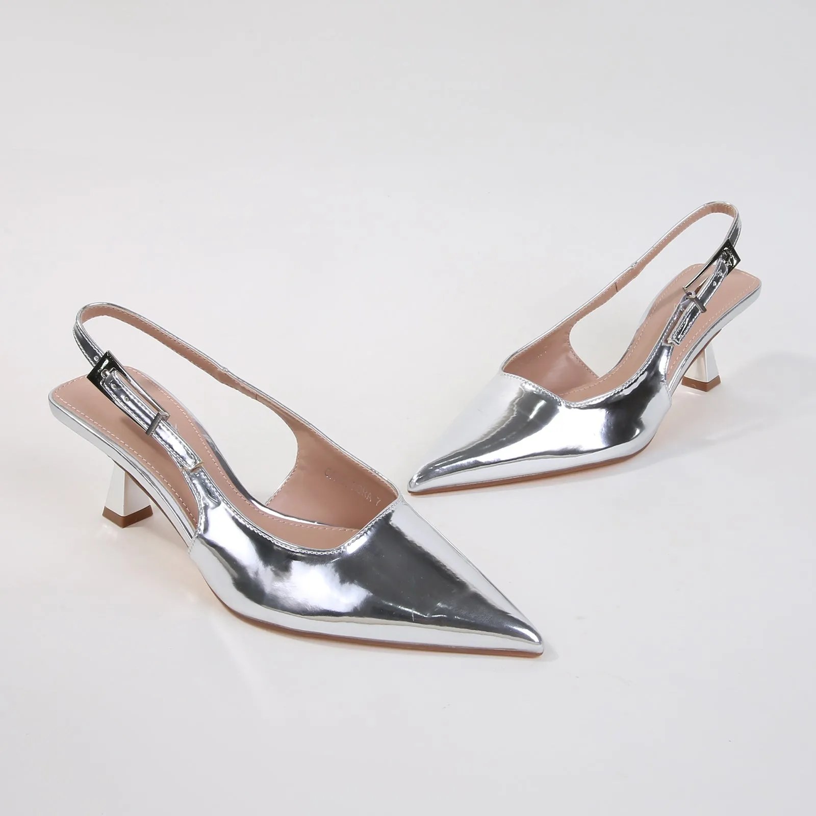 Cassandra Patent Slingback Heels