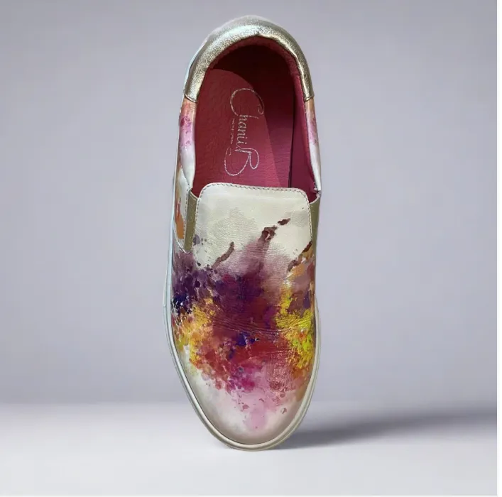 Chanii b "Scales" Multi Splash slip on sneaker