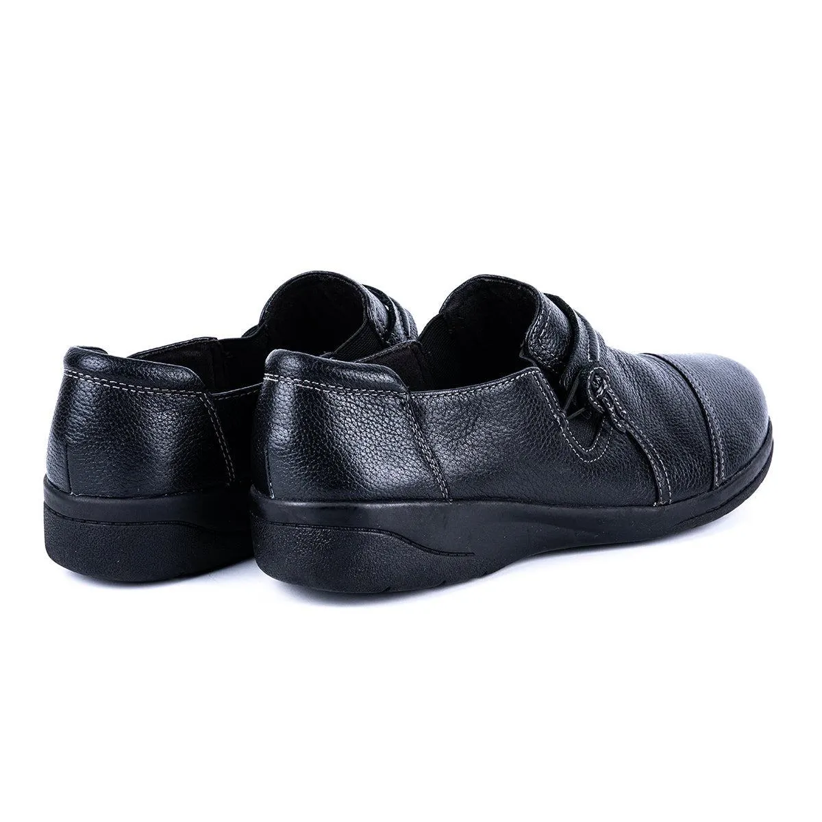 Clarks Cheyn Madi Loafers Leather Black Colour For Women