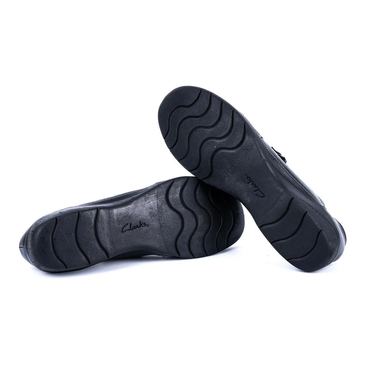 Clarks Cheyn Madi Loafers Leather Black Colour For Women