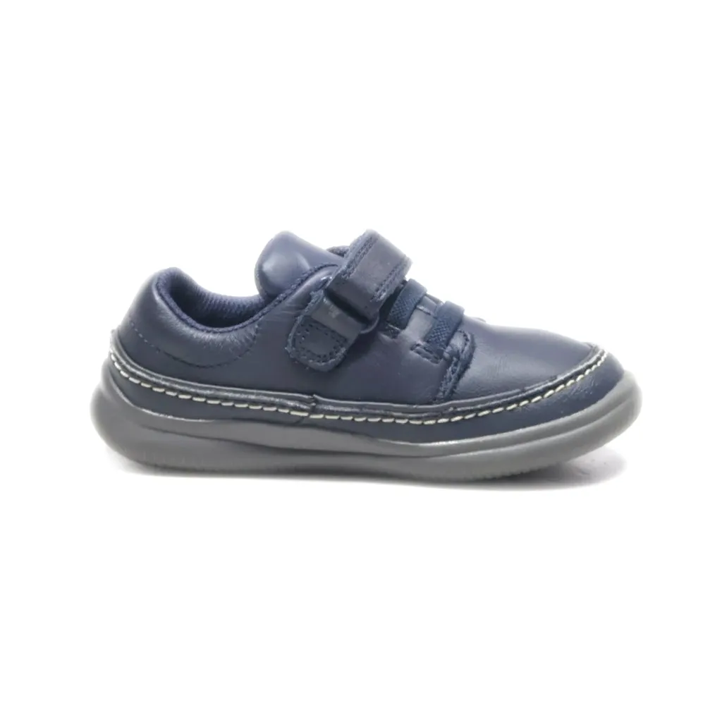 Clarks Crest Aero Sneakers Leather Blue Colour For Kids