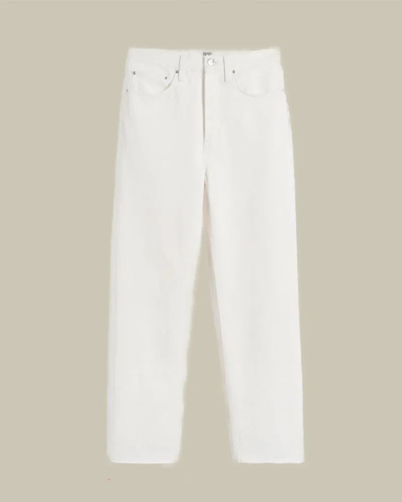 Classic Cut Off White Denim