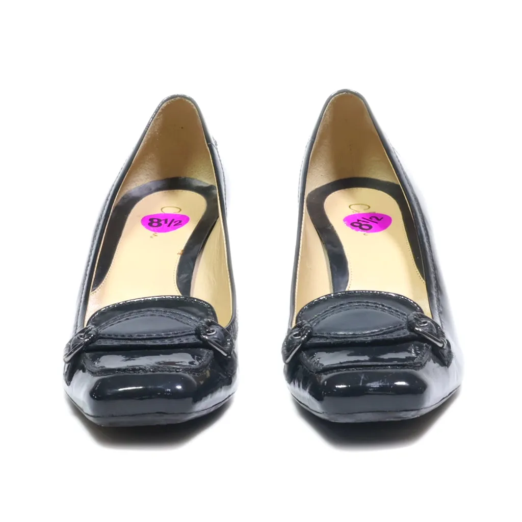 Cole Haan Kitten Heels Leather Black Colour For Women