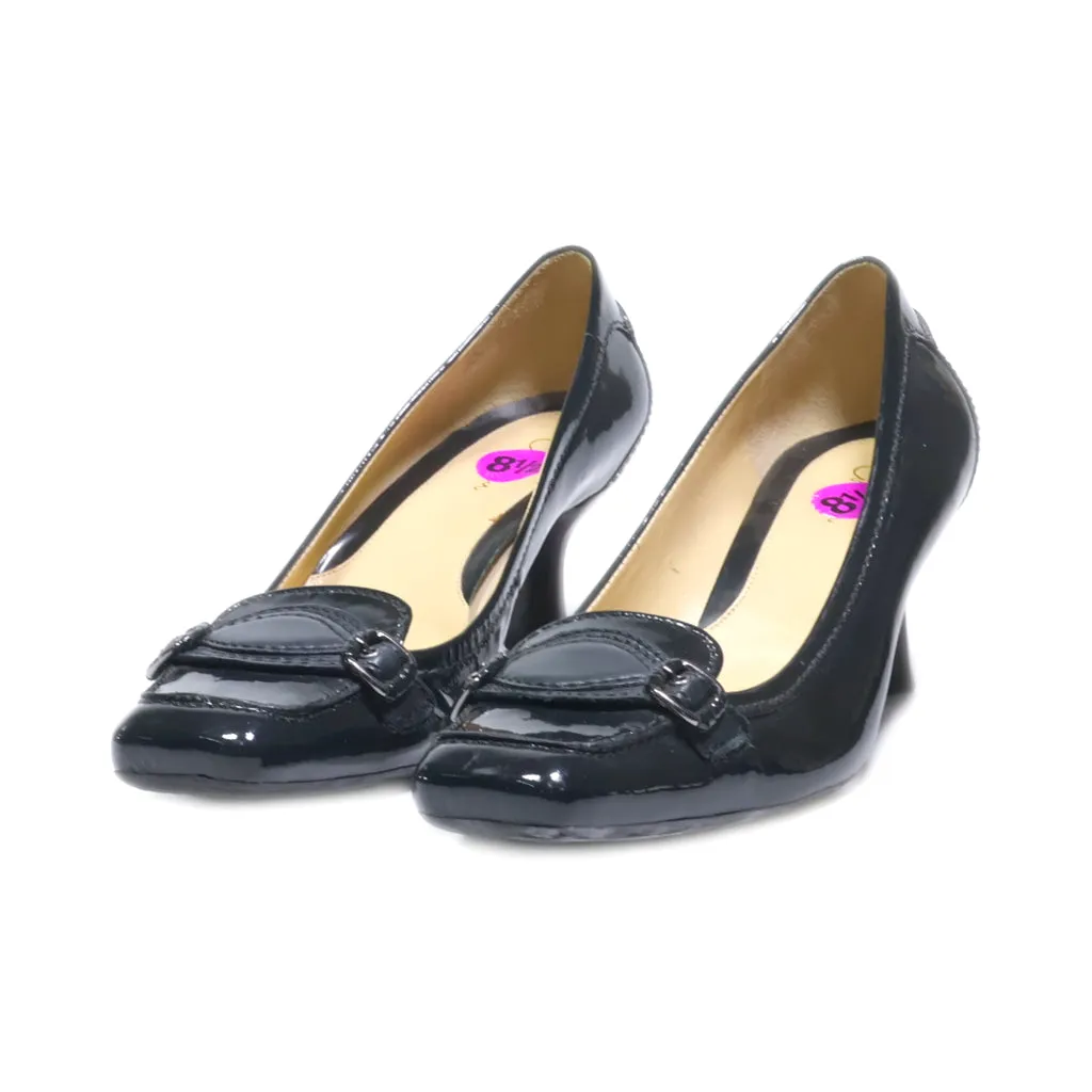 Cole Haan Kitten Heels Leather Black Colour For Women