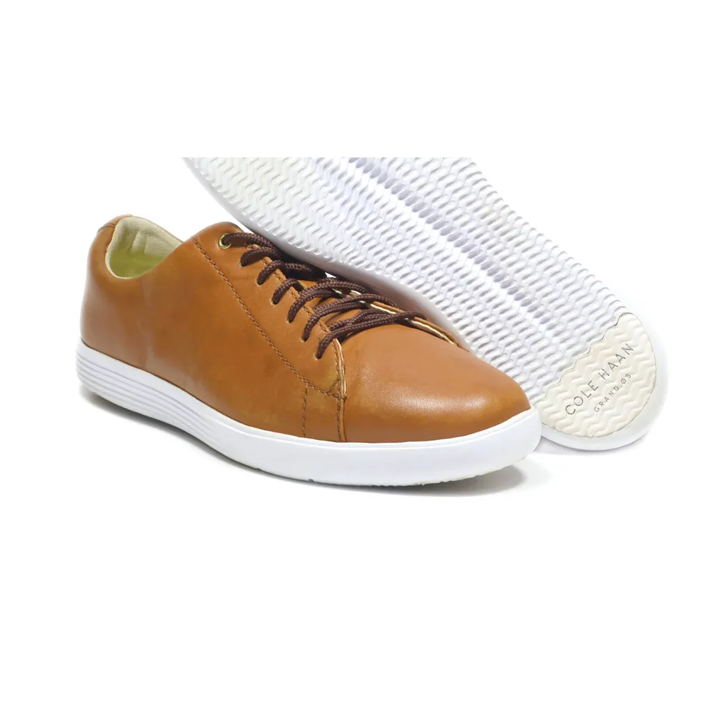 Cole Haan Low-Top Sneakers Leather Brown Colour For Women