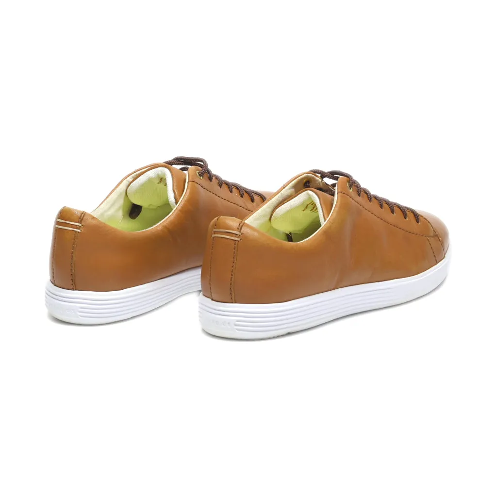 Cole Haan Low-Top Sneakers Leather Brown Colour For Women