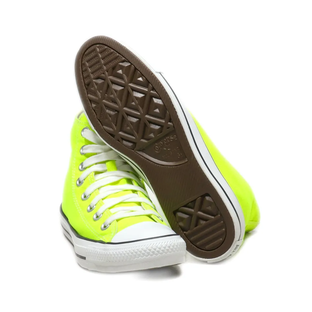 Converse Chuck Taylor All Star High-Top Sneakers Canvas Yellow Colour For Women