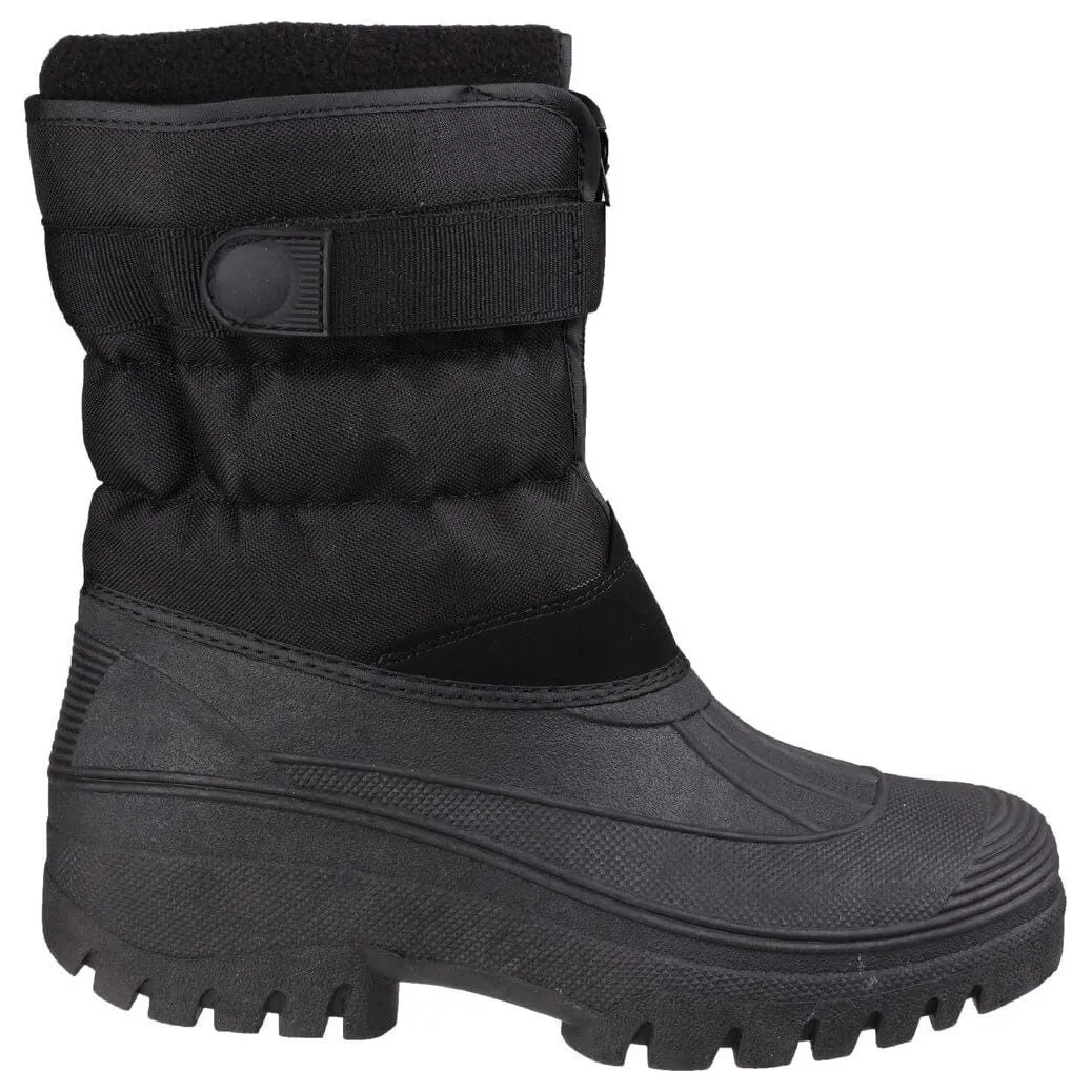 Cotswold Chase Touch-Fastening Zip Winter Boots Mens