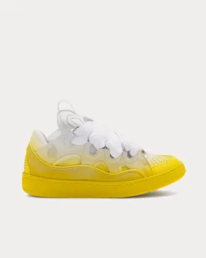 Curb Yellow / White Low Top Sneakers