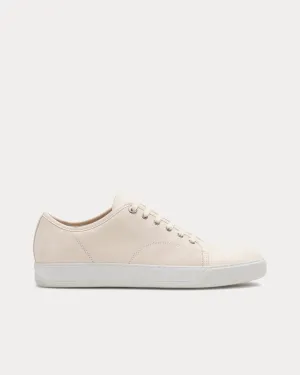 DBB1 Leather & Suede Cream Low Top Sneakers
