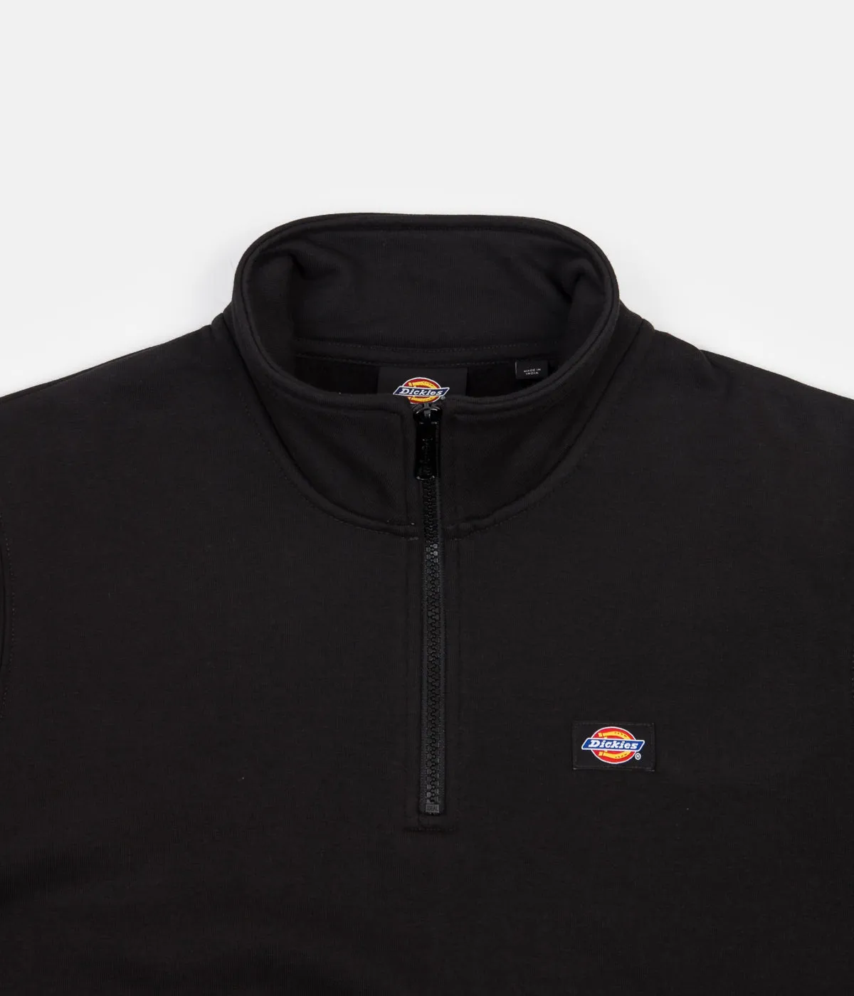 Dickies Oakport Quarter Zip Sweatshirt - Black