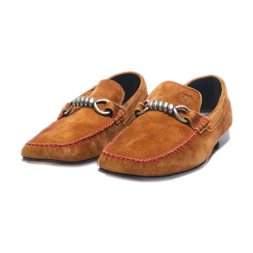 Donald J Pliner Loafers Suede Brown Colour For Men