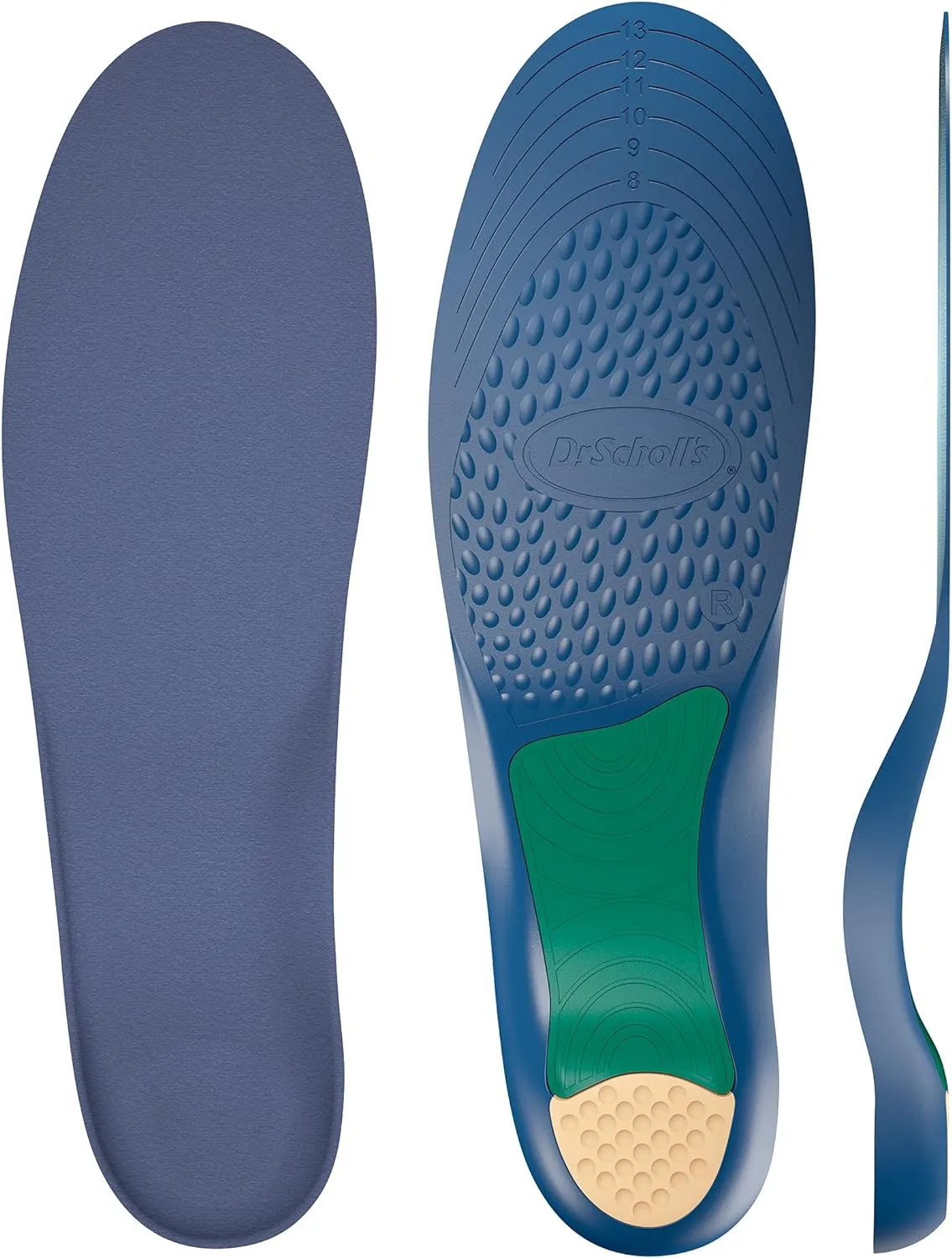 Dr. Scholl's Lower Back Pain Relief Orthotics // Clinically Proven Immediate and All-Day Relief of Lower Back Pain - Men's 8-14
