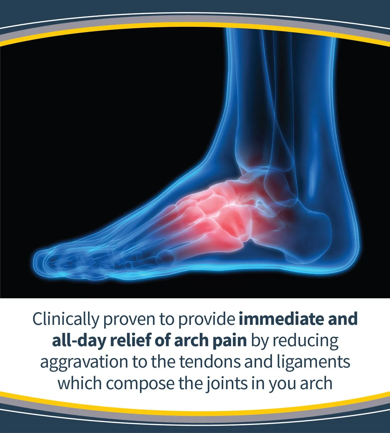 Dr. Scholl's Pain Relief Orthotics for Arch Pain for Women, 1 Pair, Size 6-11